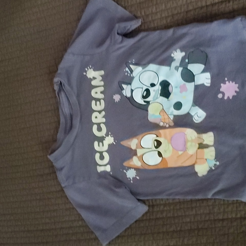 Toddler short sleeve Bluey shirt